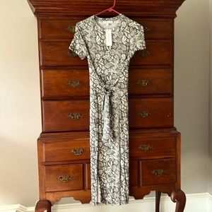 Midi Viscose Amour Vert Colombe dress